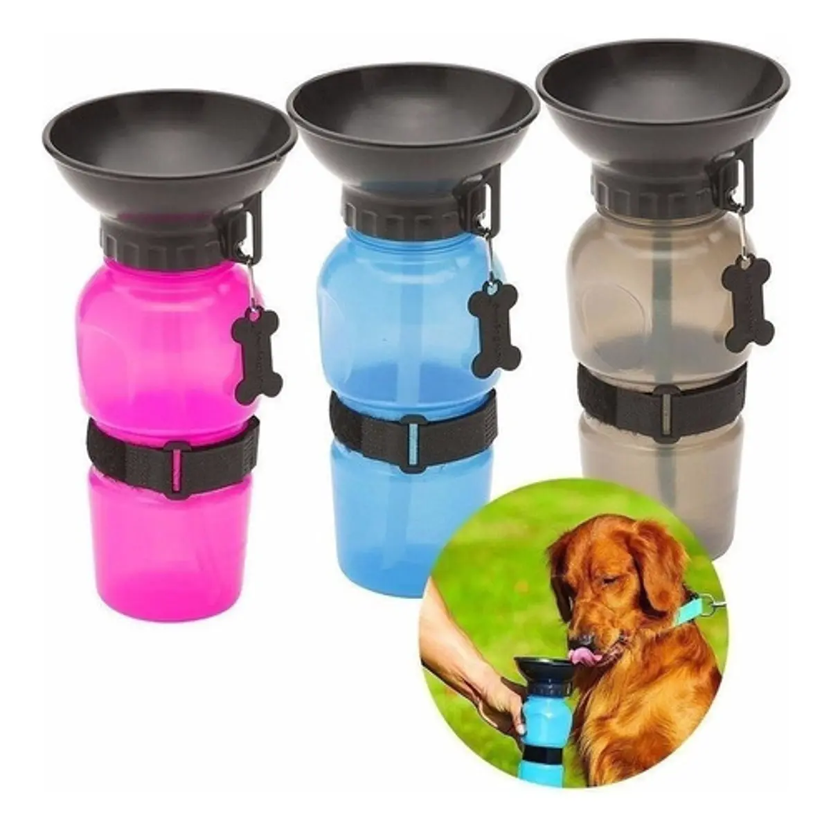 Botella de agua portátil para mascotas