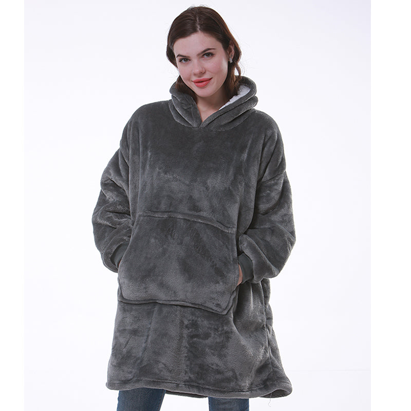 ⭐ Maxi Poleron Sherpa Bata Manta Capucha