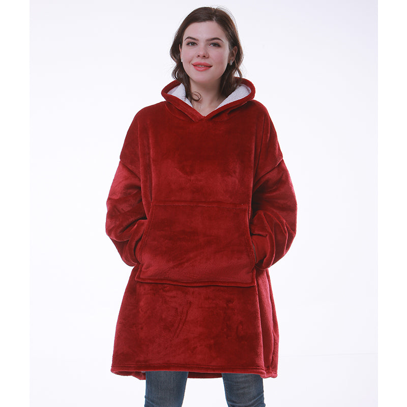 ⭐ Maxi Poleron Sherpa Bata Manta Capucha