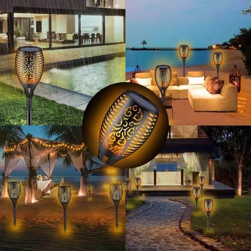 Pack X 4  Antorchas Solares  58 CM